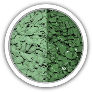 Бесшовное наливное покрытие "Cпортматик Тёмно-зелёный"